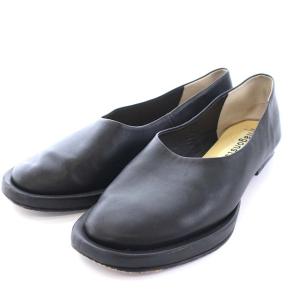 レザーパンプス 38 ブラック