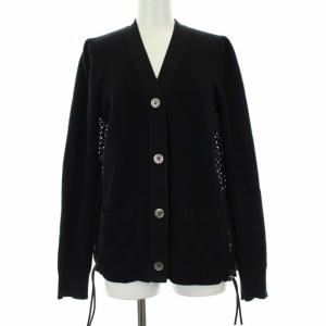 17年製 Vネックカーディガン M 黒