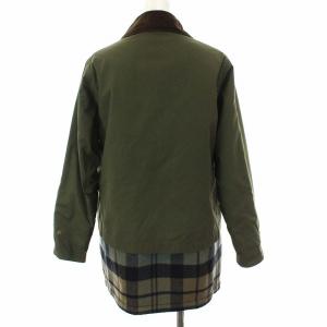 Scye 15AW 切替 レイヤードジャケット M カーキ