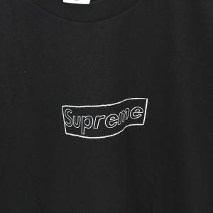 Supreme 21SS KAWS Chalk Logo Tee クルーネック