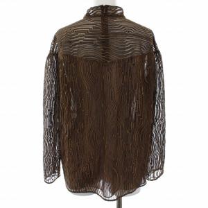 EPOCA スカート セットアップ シャツ ジオメトリックスカート 総柄 40 L ブラウン