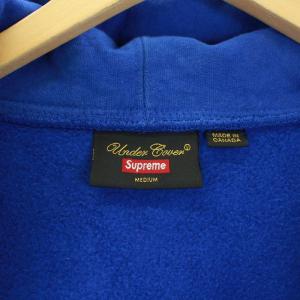 Supreme ×UNDER COVER 16AW Fuck You Zip Up Sweat パーカー M ブルー