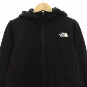 THE NORTH FACE ハイブリッドナイロンフリースフーディージャケット M ブラック