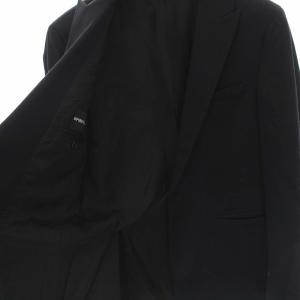 EMPORIO ARMANI シングルスーツ テーラードジャケット サイドベンツ 48 M ブラック