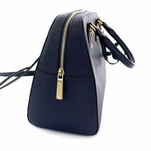 MICHAEL Michael Kors レザーハンドバッグ ネイビー