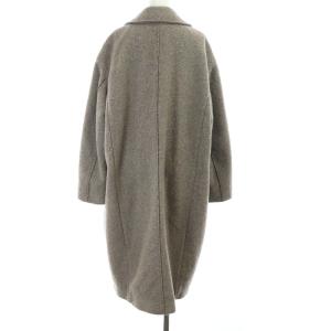 GALERIE VIE 19AW チェスターコート アウター ロング ウール混 36 S グレー