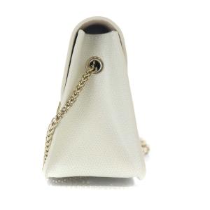 FURLA メトロポリス ショルダーバッグ ミニ チェーン レザー ホワイト