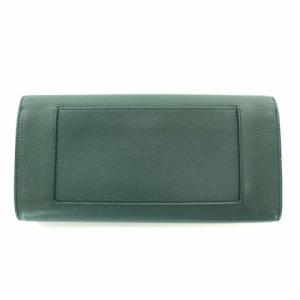 CELINE ラージフラップ マルチファンクション 長財布 グリーン