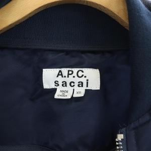 A.P.C. サカイ sacai 21SS BLOUSON EIMI DARK NAVY TENDERLOIN 再構築 ドッキング デニムジャケット
