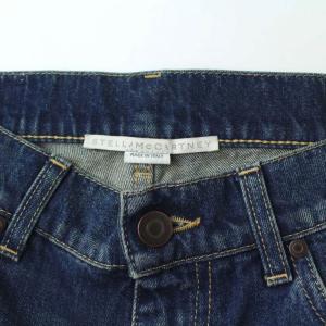 STELLA McCARTNEY 2019年製 ダメージ加工 デニムパンツ イタリア製 W28 S ネイビー インディゴ