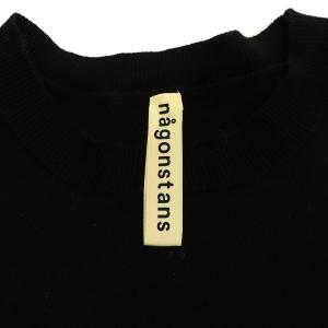 nagonstans 19AW クルーネックプルオーバーニットセーター ブラック