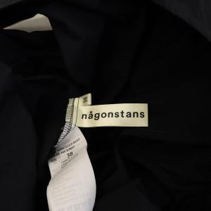 nagonstans 19SS Water Proof ギャザードレスワンピース 38 ネイビー