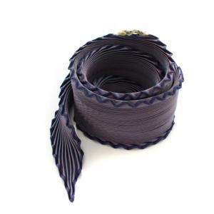 HERMES スカーフ プリーツ シルク100% ネイビー