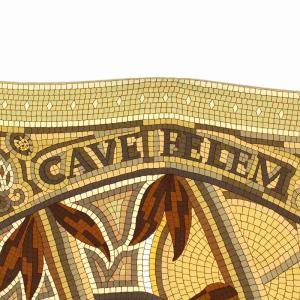 HERMES カレ90 CAVE FELEM 猫に注意 スカーフ ベージュ