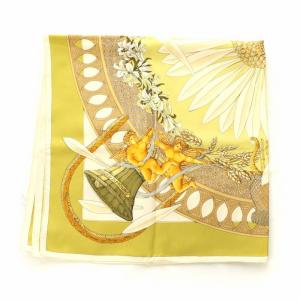 HERMES カレ90 Je T'aime passionnement un peu スカーフ シルク