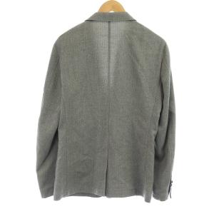 BLACK LABEL CRESTBRIDGE ヘリンボーン柄テーラードジャケット グレー