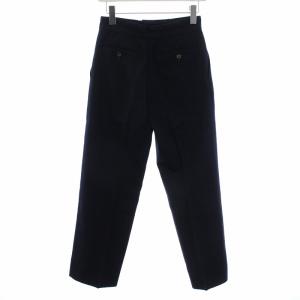 MADISONBLUE ウールテーパードパンツ ネイビー