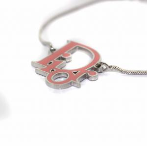 Christian Dior ブレスレット ロゴ チェーン シルバー ピンク