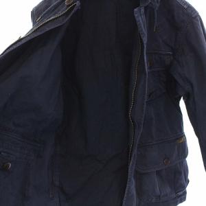 POLO RALPH LAUREN ハンティングジャケット フード付き ジップアップ S ネイビー