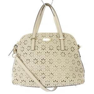 レザーショルダーバッグ べージュ