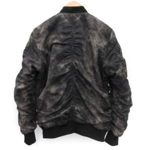 DIESEL W-NOVELS JACKET ジャケット ブルゾン ヴィンテージ加工 中綿 S カーキ ブラック