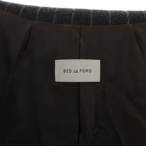 BED J.W. FORD 21AW Collarless JKT ver.1 カシミヤ混 1 チャコールグレー