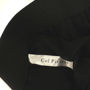 L'Appartement col pierrot 17SS スカート プリーツ ロング フレア カットオフ F ブラック