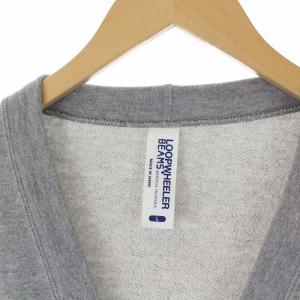 LOOPWHEELER ビームスプラス スウェットカーディガン L グレー