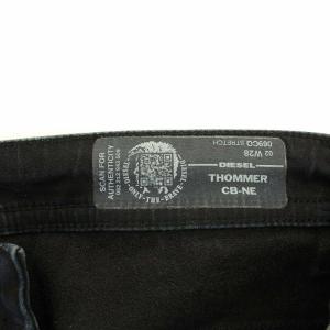 DIESEL THOMMER CB-NE ジョグジーンズ カモフラ柄 ストレッチ W28 ブラック