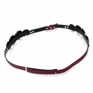 TOGA PULLA メタル バックル ベルト レザー ボルドー