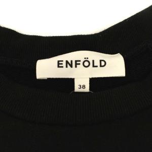 ENFOLD 21SS DRY SWEAT Asymmetry Vest アシンメトリー 38 M ブラック
