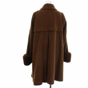 BLUE LABEL CRESTBRIDGE 19AW ステンカラーコート 裏地チェック M 茶