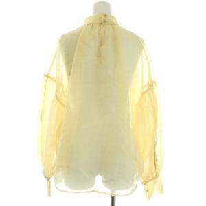 CLANE 21SS SHEER PUFF TOPS ベージュ