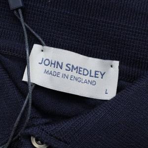 JOHN SMEDLEY Polo Shirt SEA ISLAND COTTON ポロシャツ ネイビー