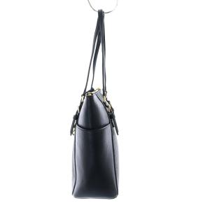 MICHAEL KORS MKロゴレザートートバッグ ブラック