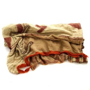 KAPITAL ウールストール ブラウン