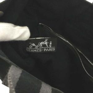 HERMES フールトゥPM キャンバストートバッグ ブラック