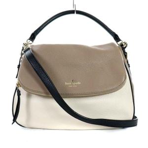 COBBLE HILL DEVIN 2wayバッグ レザー ベージュ アイボリー