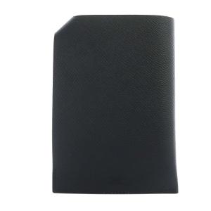 HERMES 20年製 ターマック PM Y刻印 パスポートケース レザー ブラック