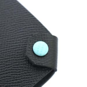 HERMES 20年製 ターマック PM Y刻印 パスポートケース レザー ブラック