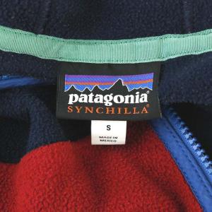 Patagonia シンチラ フリースジャケット 長袖 S ネイビー レッド STY25462
