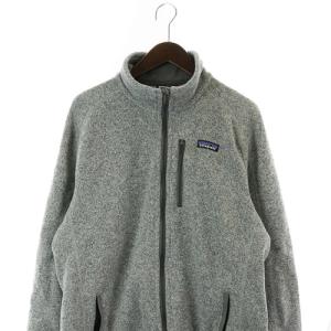 Patagonia  ジップアップハイネックロゴジャケット XL グレー