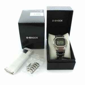 CASIO G-SHOCK 腕時計 電波ソーラー Bluetooth対応 ショックレジスト シルバー GMW-B5000