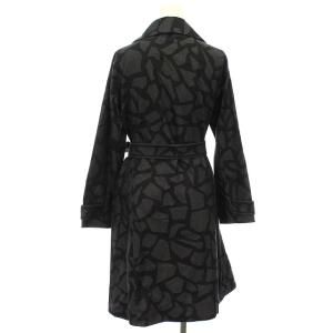 LEONARD スプリングコート コットン シルク混 コート S 黒