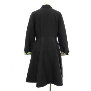 LEONARD スプリングコート シルク S 黒