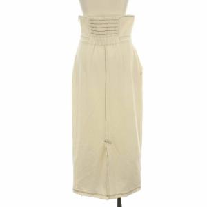 Ameri VINTAGE 18SS ハイウエストレースアップタイトスカート M ホワイト