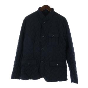2019 ジャケット ブルゾン 中綿 キルティング スタンドカラー 48 L ネイビー