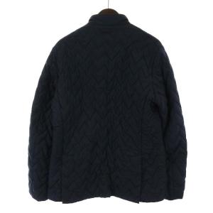 EMPORIO ARMANI 2019 ジャケット ブルゾン 中綿 キルティング スタンドカラー 48 L ネイビー