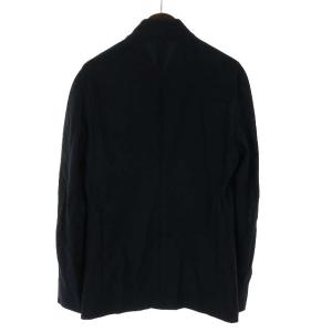 GIORGIO ARMANI メッシュスタンドカラージャケット 48R ブラック