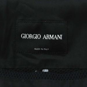 GIORGIO ARMANI メッシュスタンドカラージャケット 48R ブラック